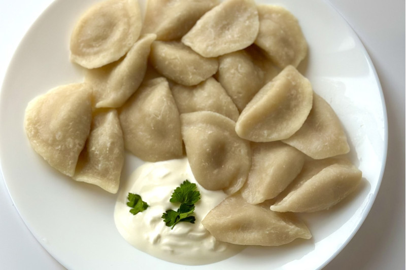 Вареники з картоплею і грибами (пісні)