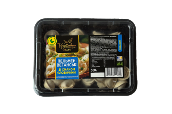 Веганські пельмені смак «Яловичина» 500 г