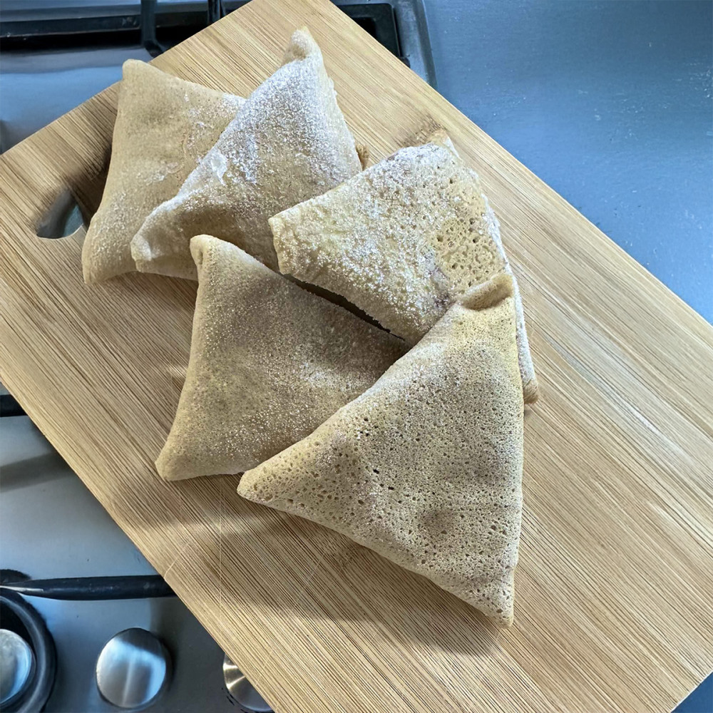 Млинці веганські заморожені смак "Яловичина з грибами" 500 г (ТМ Vegitaliya)