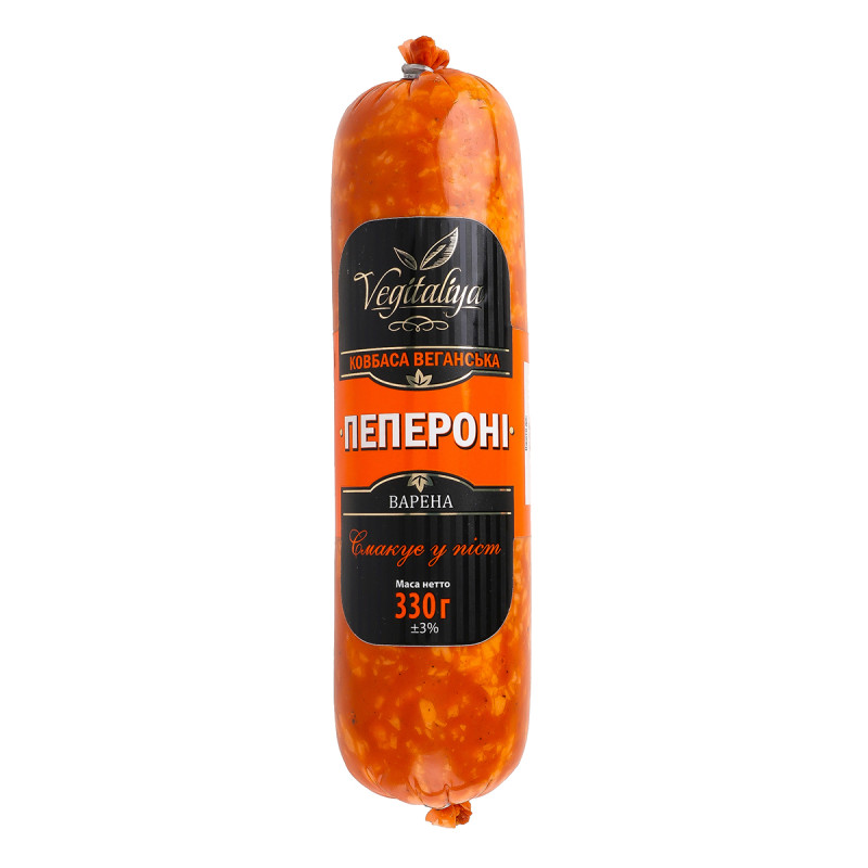 Ковбаса веганська «Пепероні» Vegitaliya, 330 г