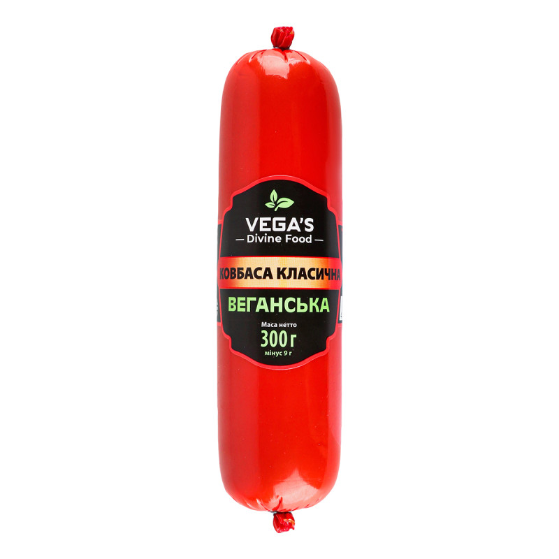 Ковбаса веганська «Класична» Vega's, 300 г