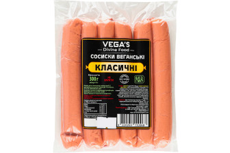 Сосиски Веганські "Класичні" 300 г Сосиски Веганські "Класичні" 300 г