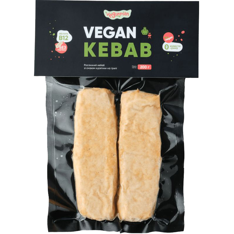 Веган кебаб зі смаком курки 200 г